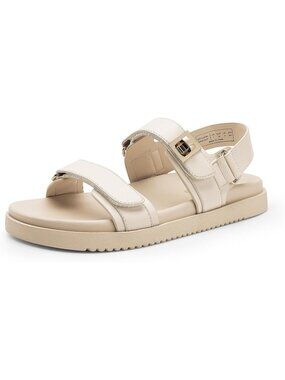 Women's Comfortable Open Toe Flat Nude Sandals Fashion One Band Summer Sandals